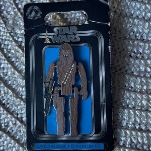 Brand new. Disney park’s Chewbacca pin, limited release!